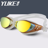 Comfortable Silicone Large Frame Swim Glasses