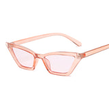 Vintage Red Sunglasses Women Cat Eye