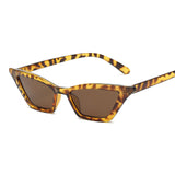 Vintage Red Sunglasses Women Cat Eye