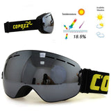 COPOZZ brand ski goggles double layers UV400