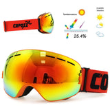 COPOZZ brand ski goggles double layers UV400
