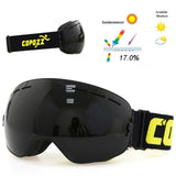 COPOZZ brand ski goggles double layers UV400