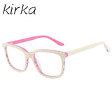 Kirka Oversized Square Glasses Frame Retro