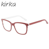 Kirka Oversized Square Glasses Frame Retro