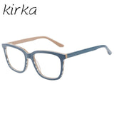 Kirka Oversized Square Glasses Frame Retro