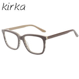 Kirka Oversized Square Glasses Frame Retro