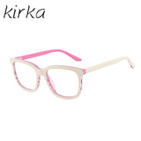 Kirka Oversized Square Glasses Frame Retro
