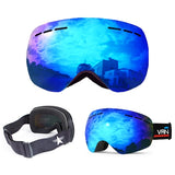 VANREE Brand ski goggles double Lens UV400