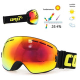 COPOZZ brand ski goggles double layers UV400