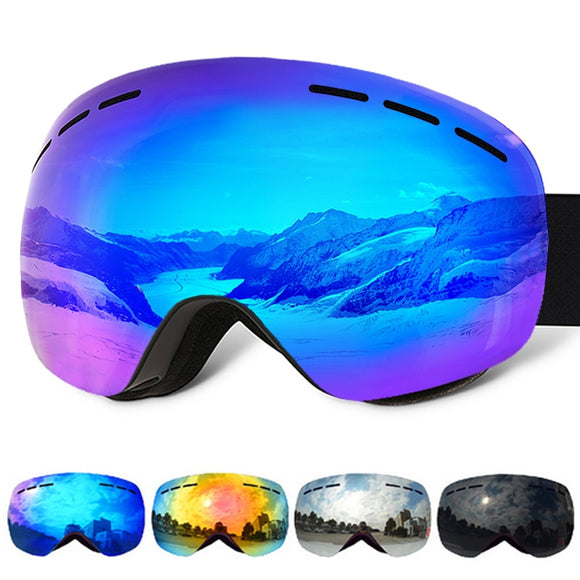VANREE Brand ski goggles double Lens UV400