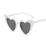 Ladies Heart Shaped Sunglasses Plastic Women