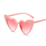Ladies Heart Shaped Sunglasses Plastic Women