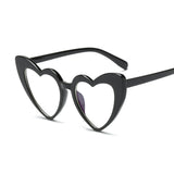 Ladies Heart Shaped Sunglasses Plastic Women