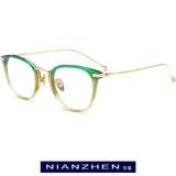 Titanium Acetate Glasses Frame Men Myopia