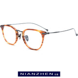 Titanium Acetate Glasses Frame Men Myopia