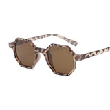 Vintage Polygonal Sunglasses Women
