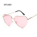 Ladies Heart Shaped Sunglasses Women