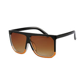 Flat Top Fashion Sunglasses Women Brand