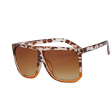 Flat Top Fashion Sunglasses Women Brand