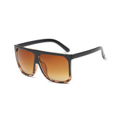 Flat Top Fashion Sunglasses Women Brand