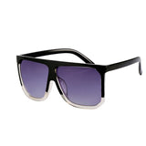 Flat Top Fashion Sunglasses Women Brand