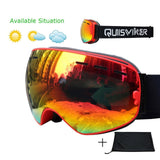 Double Layers Anti-Fog Ski Goggles Men