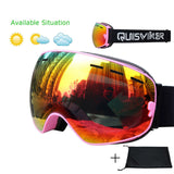 Double Layers Anti-Fog Ski Goggles Men