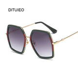 Fashion Lady Hexagon Sunglasses Women