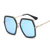 Fashion Lady Hexagon Sunglasses Women