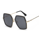 Fashion Lady Hexagon Sunglasses Women