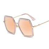 Fashion Lady Hexagon Sunglasses Women