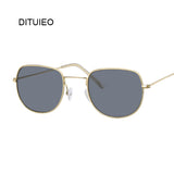 Brand Designer Women Round Sunglasses Men