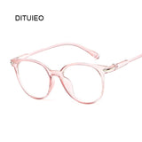 Vintage Pink Ladies Eyeglasses Cat Eye