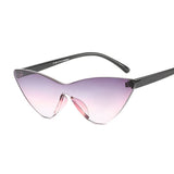 Transparent Cat Eye Sunglasses Women