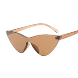 Transparent Cat Eye Sunglasses Women