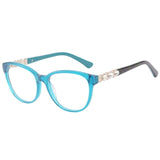 Kirka Red Color with Crystal Round Glasses