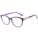 Kirka Red Color with Crystal Round Glasses