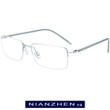B Titanium Eyeglasses Frame Men