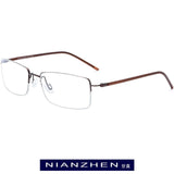 B Titanium Eyeglasses Frame Men