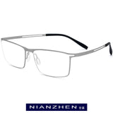 B Titanium Eyeglasses Frame Men
