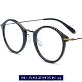 B Titanium Acetate Eyeglasses Frame Women