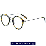 B Titanium Acetate Eyeglasses Frame Women