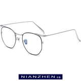 B Titanium Eyeglasses Frame Women Retro