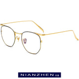 B Titanium Eyeglasses Frame Women Retro