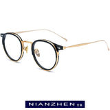B Titanium Acetate Eyeglasses Frame Men