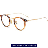 B Titanium Acetate Eyeglasses Frame Men
