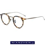 B Titanium Acetate Eyeglasses Frame Men