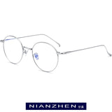 B Titanium Glasses Frame Women Retroear