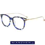 B Titanium Acetate Eyeglasses Frame Men